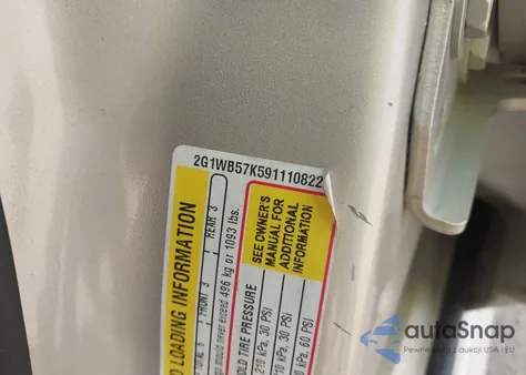 2009 Chevrolet Impala Ls from USA, damaged, VIN 2G1WB57K591110822